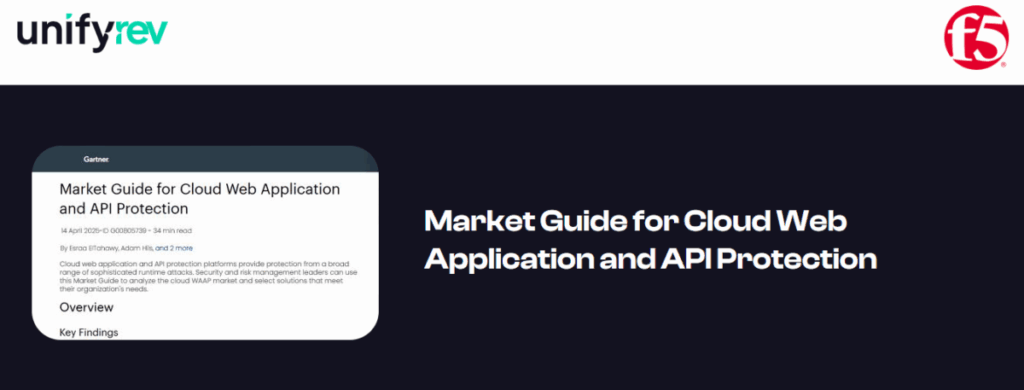 Market Guide for Cloud Web Application and API Protection