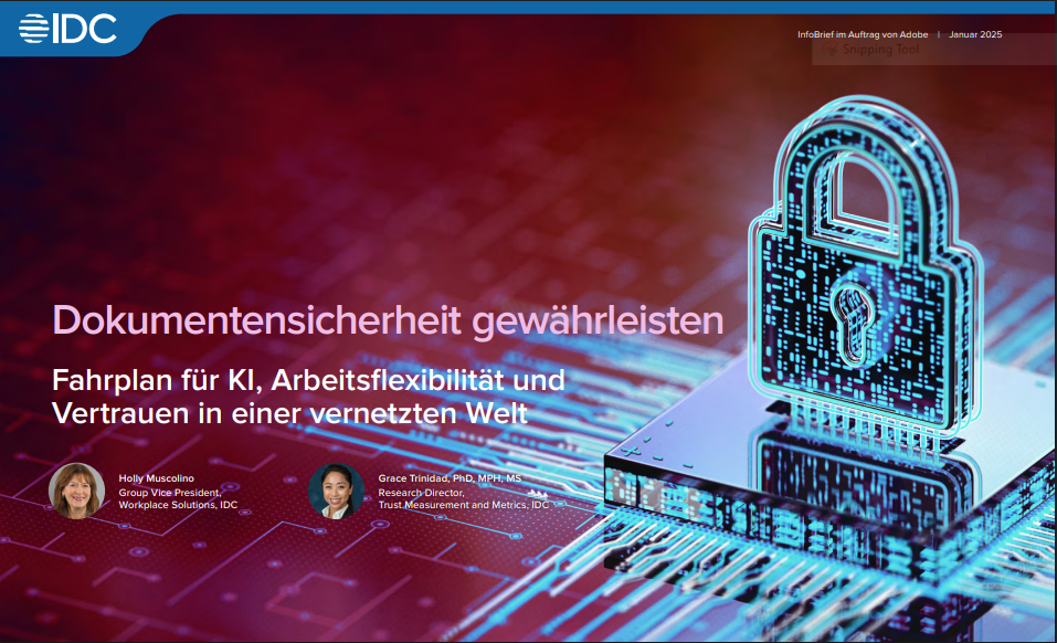 Arbeitsflexibilität, generative KI und Dokumentensicherheit