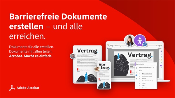 Barrierefreie Dokumente erstelle – und alle erreichen.