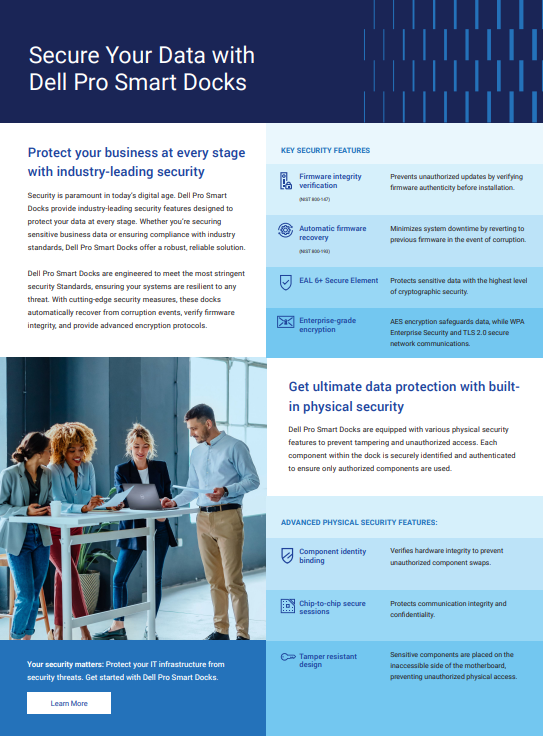 Secure Your Data with Dell Pro Smart Docks