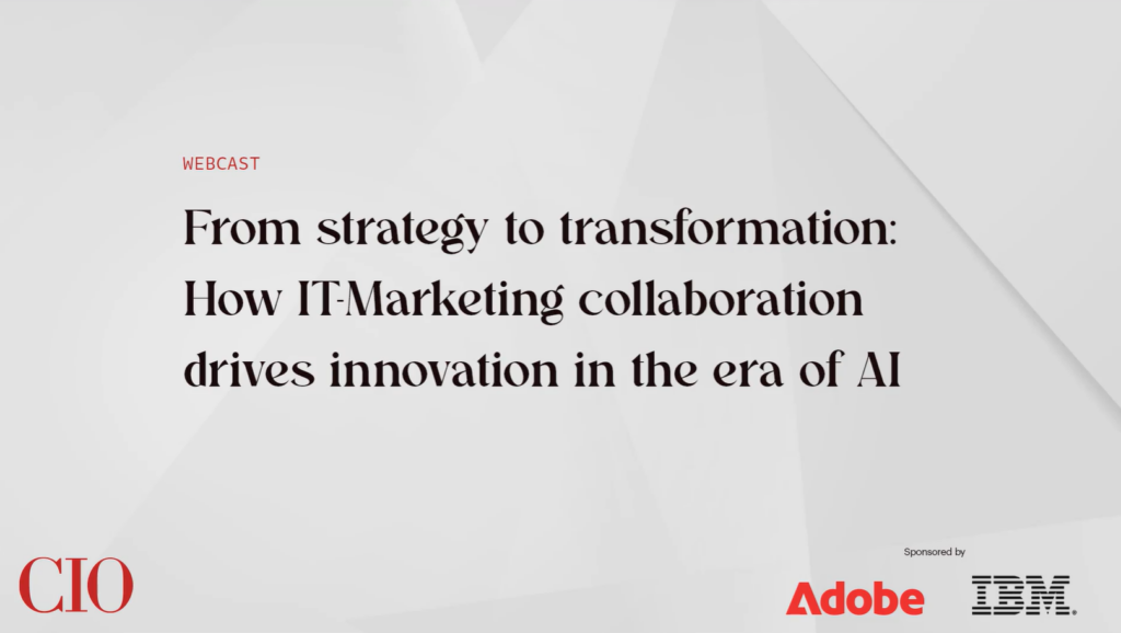 From Strategy to Transformation: How IT-Marketing Collaboration Drives Innovation in the Era of AI