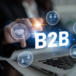 B2B marketing strategy concept illustration for brands