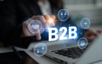 B2B marketing strategy concept illustration for brands