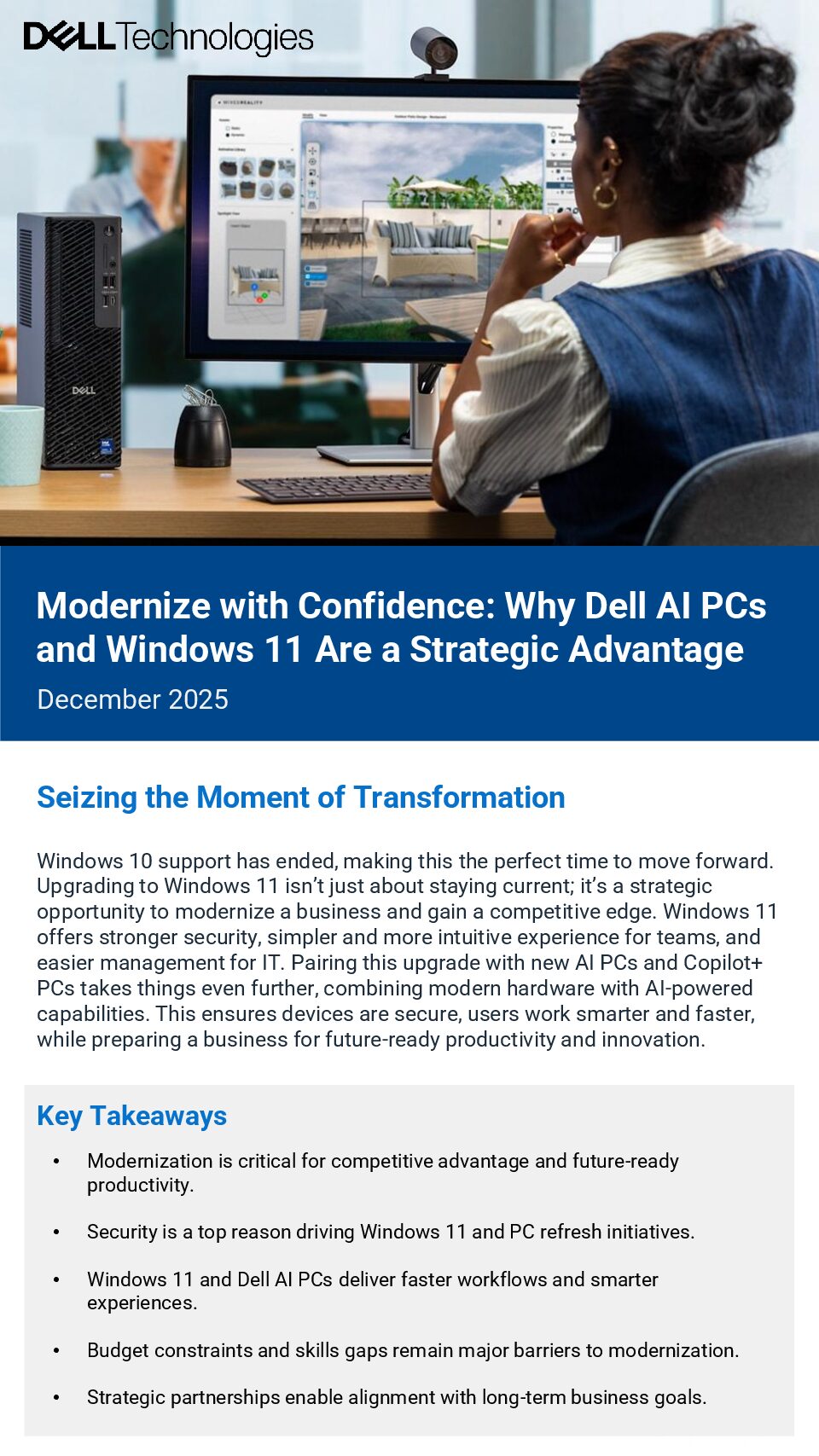 Why Dell AI PCs and Windows 11 Are a Strategic Advantage