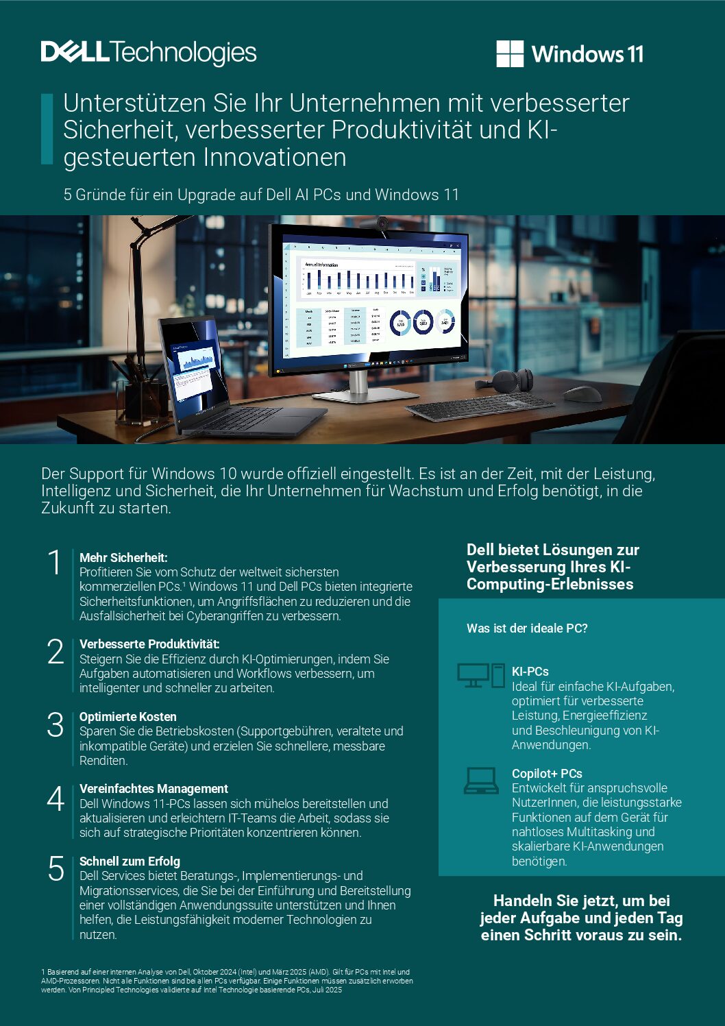 Unterstützen Sie Ihr Unternehmen mit verbesserter Sicherheit, verbesserter Produktivität und KIgesteuerten Innovationen