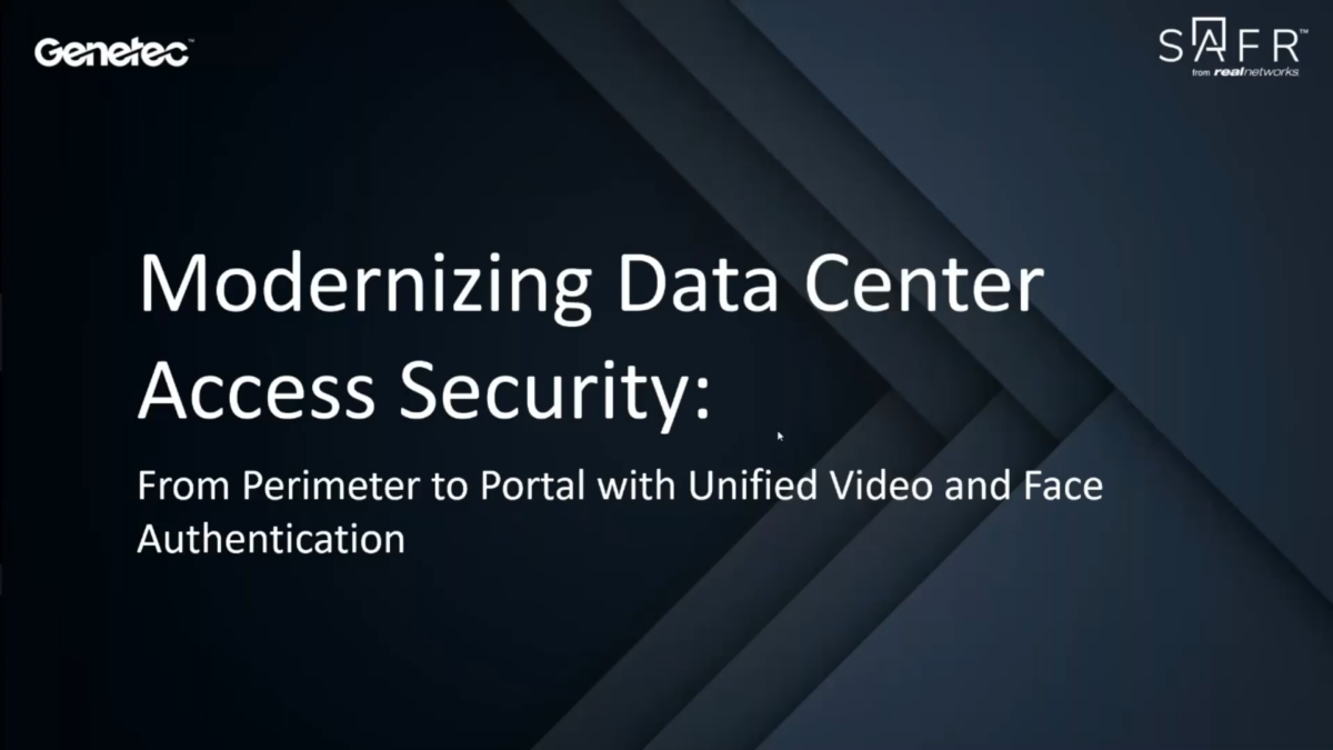 Modernizing Data Center Access Security: From Perimeter to Portal with Unified Video and Face Authentication