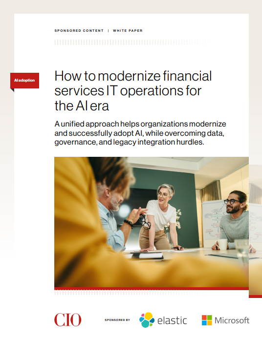 How to modernize financial services IT operations for the AI era