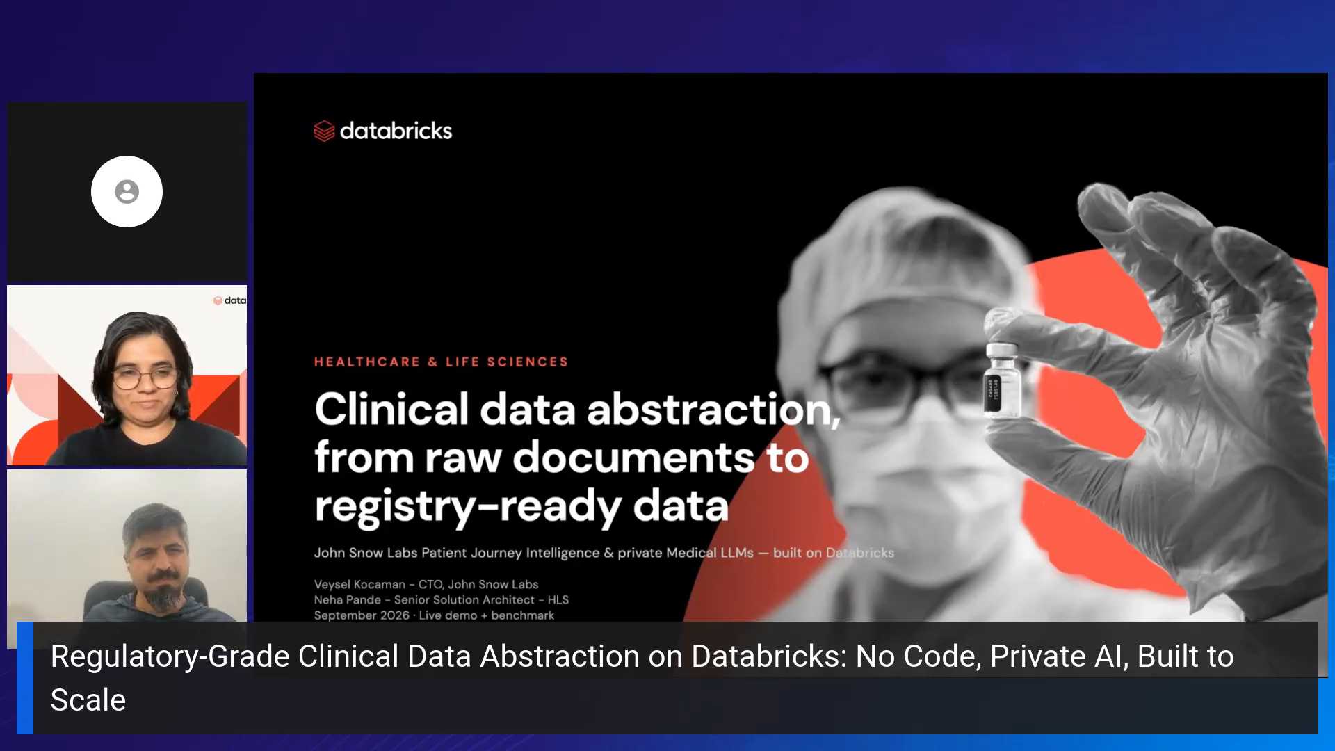Regulatory-Grade Clinical Data Abstraction on Databricks: No Code, Private AI, Built to Scale