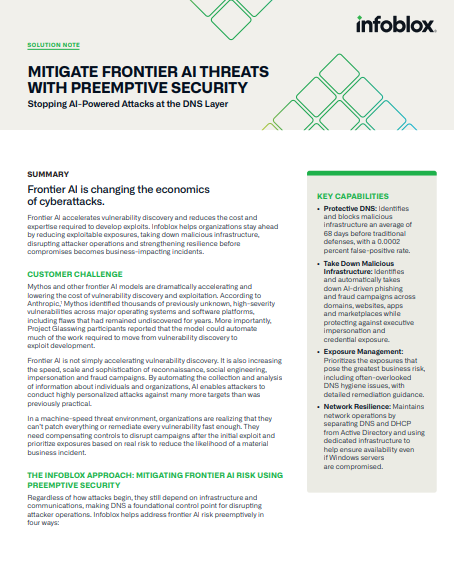 MITIGATE FRONTIER AI THREATS WITH PREEMPTIVE SECURITY
