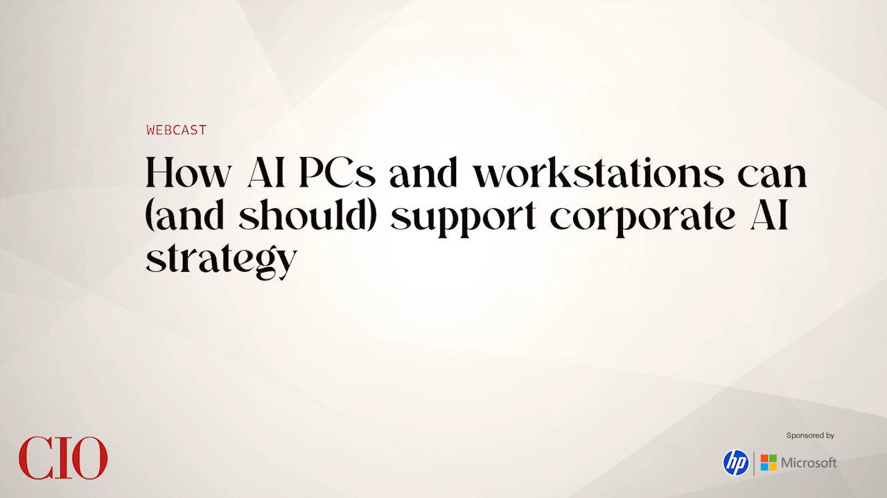 How AI PCs and workstations can (and should) support corporate AI strategy Services